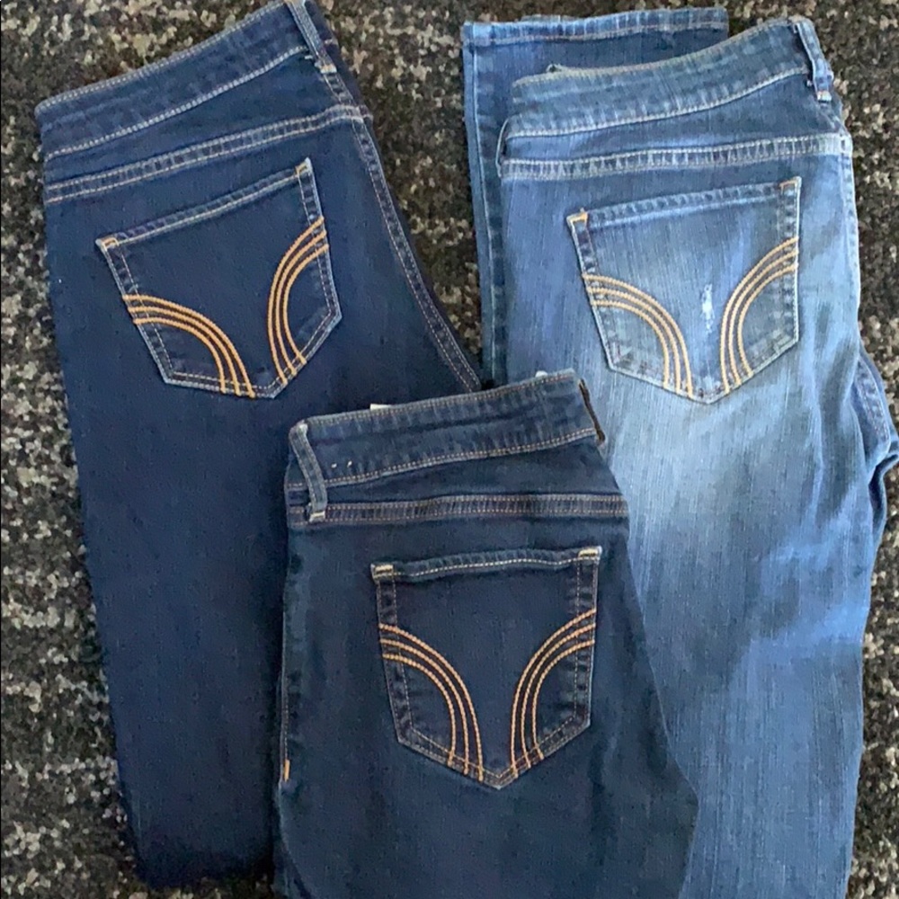 3 Hollister jeans